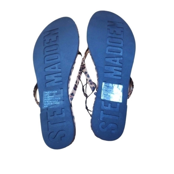 🆕️ Tay Flip Flop STEVE MADDEN Leopard 6 - Picture 7 of 7